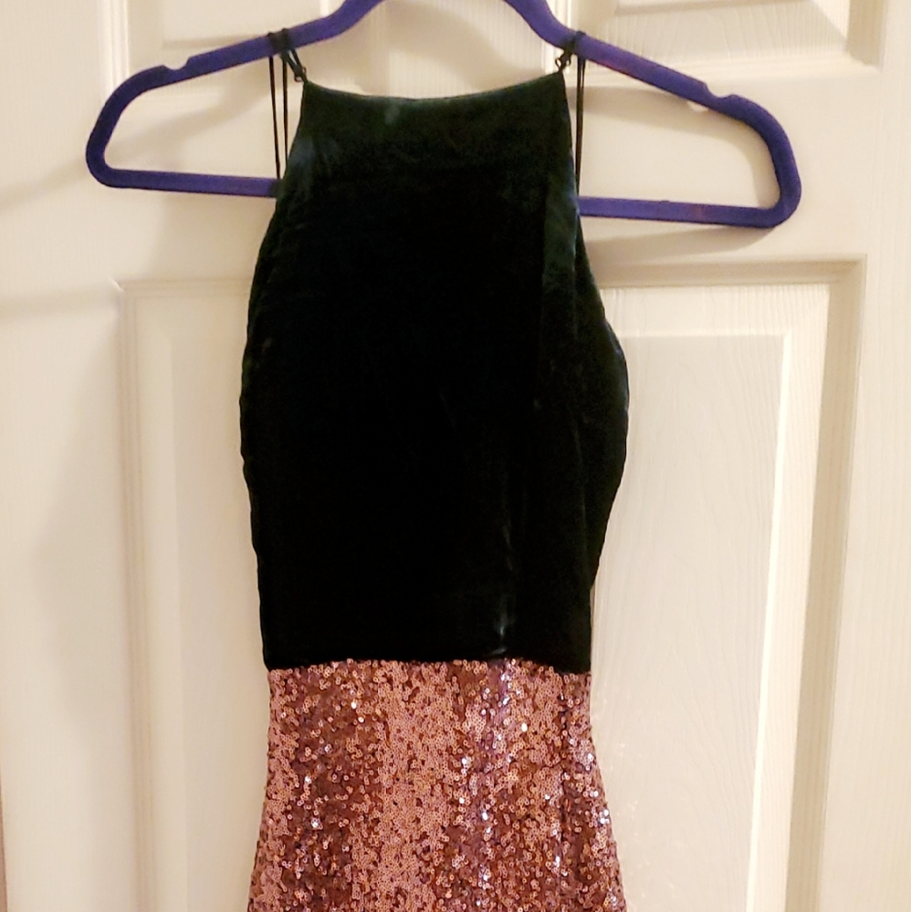 Mini formal gown